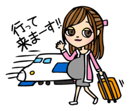 It can be used!Pregnant woman's Sticker! sticker #10740195