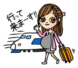 It can be used!Pregnant woman's Sticker! sticker #10740195