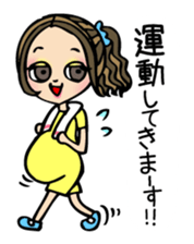 It can be used!Pregnant woman's Sticker! sticker #10740196