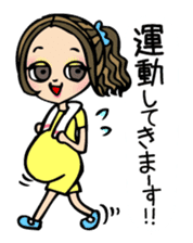 It can be used!Pregnant woman's Sticker! sticker #10740196