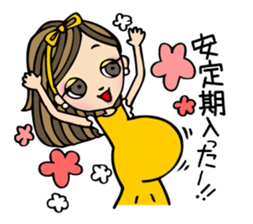 It can be used!Pregnant woman's Sticker! sticker #10740198