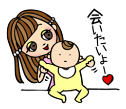 It can be used!Pregnant woman's Sticker! sticker #10740207