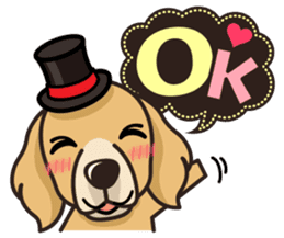 iinu - Golden Retriever sticker #10740888