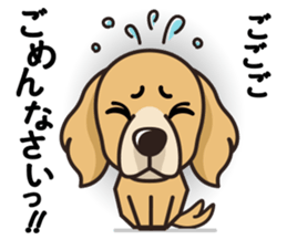 iinu - Golden Retriever sticker #10740905