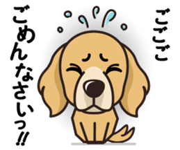 iinu - Golden Retriever sticker #10740905