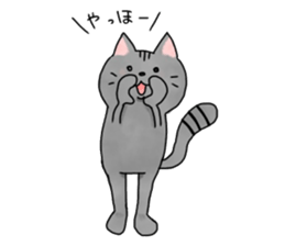 cat of 3 main line sticker #10741856