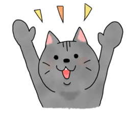 cat of 3 main line sticker #10741860