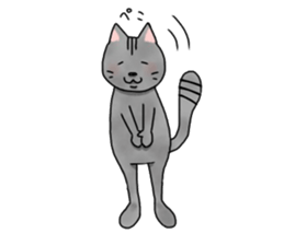 cat of 3 main line sticker #10741862