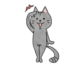 cat of 3 main line sticker #10741863