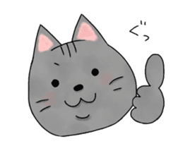 cat of 3 main line sticker #10741864