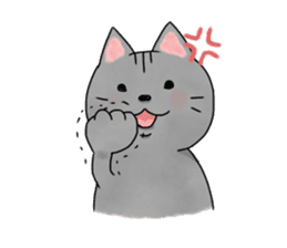 cat of 3 main line sticker #10741872