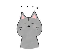 cat of 3 main line sticker #10741880