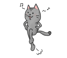 cat of 3 main line sticker #10741894