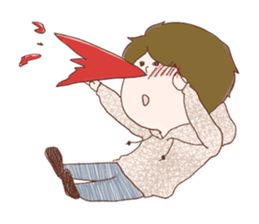 Boy motif Sticker sticker #10742377