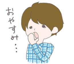 Boy motif Sticker sticker #10742383