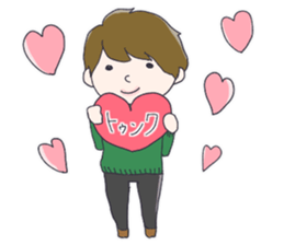 Boy motif Sticker sticker #10742389