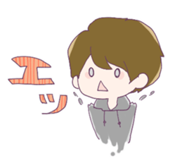 Boy motif Sticker sticker #10742395