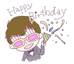 Boy motif Sticker sticker #10742414