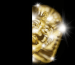 Gold of the darkness sticker #10742535