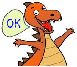 Personalized sticker dinosaur sticker #10742834