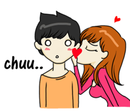 Love Love Romantic Couple sticker #10743605