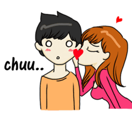 Love Love Romantic Couple sticker #10743605