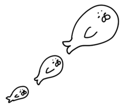 earless seals 4 sticker #10743844