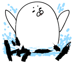 earless seals 4 sticker #10743854