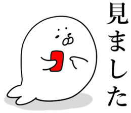 earless seals 4 sticker #10743875