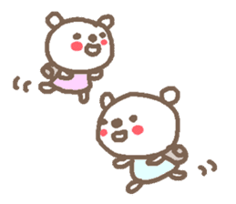 Cute bears sticker! sticker #10744303