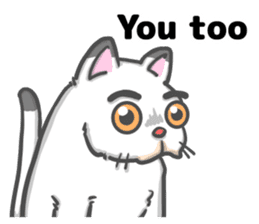 There is a cat! (English version) sticker #10744400