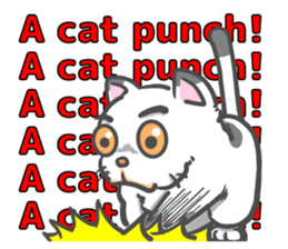 There is a cat! (English version) sticker #10744402
