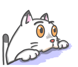There is a cat! (English version) sticker #10744403