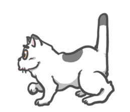 There is a cat! (English version) sticker #10744404