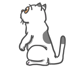 There is a cat! (English version) sticker #10744405
