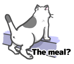 There is a cat! (English version) sticker #10744413