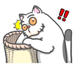 There is a cat! (English version) sticker #10744416