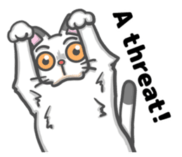 There is a cat! (English version) sticker #10744430