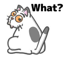 There is a cat! (English version) sticker #10744431