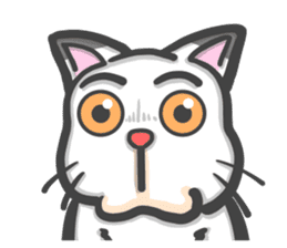 There is a cat! (English version) sticker #10744434