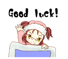 Little Red Riding Hood cat Miko sticker #10744726