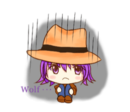 Little Red Riding Hood cat Miko sticker #10744749