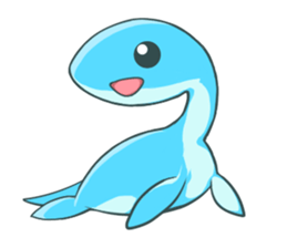 Dinosaur plesiosaur sticker #10744920
