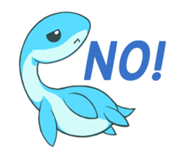 Dinosaur plesiosaur sticker #10744923