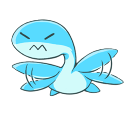 Dinosaur plesiosaur sticker #10744925