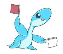 Dinosaur plesiosaur sticker #10744941