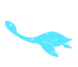 Dinosaur plesiosaur sticker #10744957