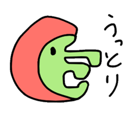 Sideways face peoples ver2 (improve) sticker #10745658