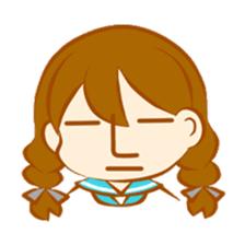 Ai-oon, the sailor uniform girl(ENG). sticker #10745914