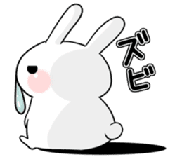 Snow rabbits sticker #10745954